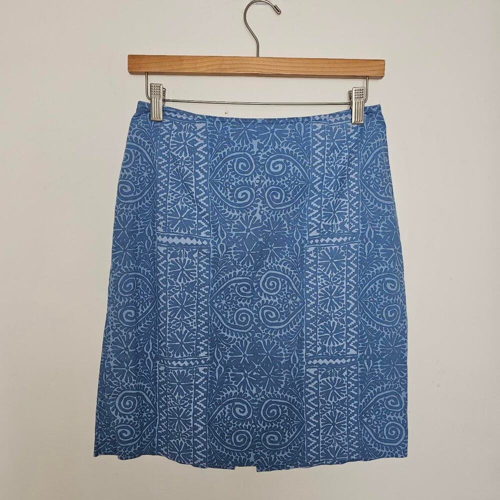 Vintage marimekko blue print skirt